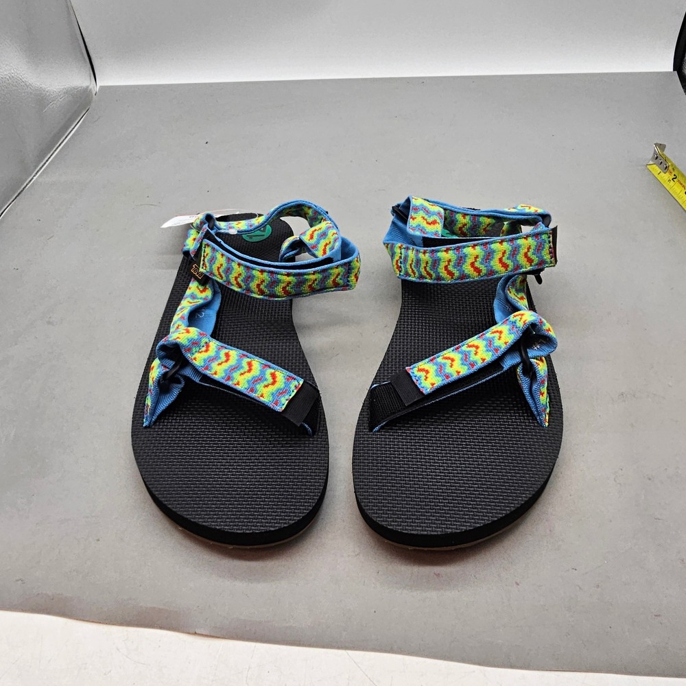 Teva Original Universal Sandals Mens 12 90s Multi Geometric Straps 1004006